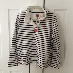 Joules button up sweatshirt